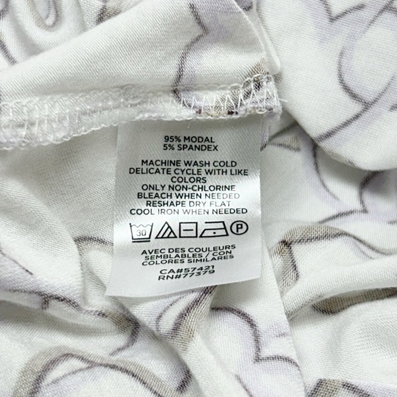 Ann Taylor Women’s Pullover Chain Heart Modal Blouse Size Large Petite - Picture 5 of 7